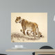 Lioness and Cubs Wall Decal