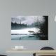 Spring Mist Gray Wolf Wall Mural