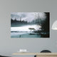 Spring Mist Gray Wolf Wall Mural
