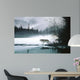 Spring Mist Gray Wolf Wall Mural