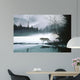 Spring Mist Gray Wolf Wall Mural