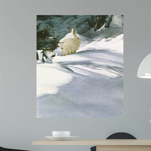 Snow Shoe Hare Wall Decal