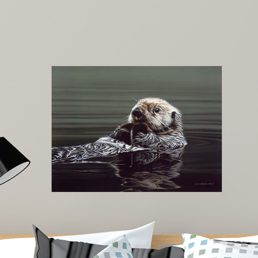 Just Resting Sea Otter Wall Decal