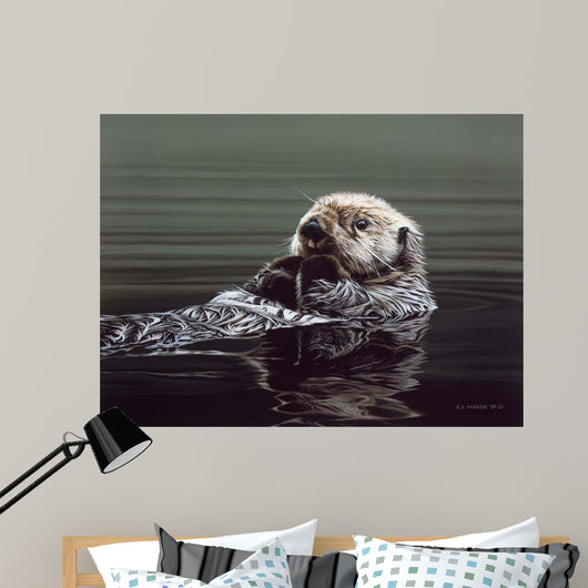 Just Resting Sea Otter Wall Decal