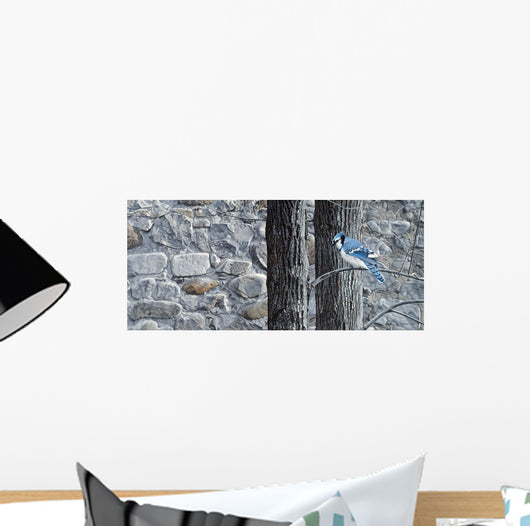 Autumn Blue Jay Wall Decal