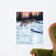 Wolves Sunset Wall Decal