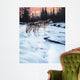 Wolves Sunset Wall Decal