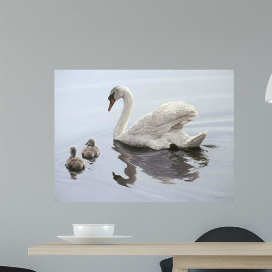 Mute Swan and Two Wall Decal