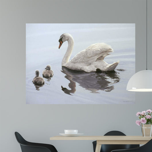 Mute Swan and Two Wall Decal