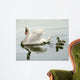 Mute Swan and Three Wall Decal