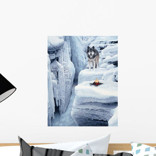 Frozen Waterfall Wall Decal