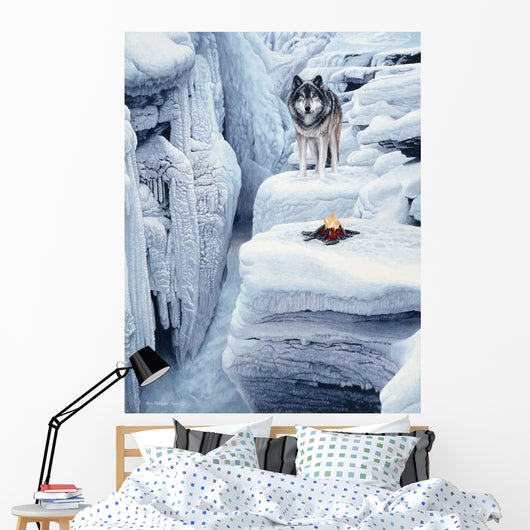 Frozen Waterfall Wall Decal