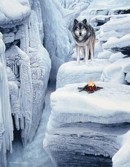 Frozen Waterfall Wall Decal