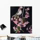 Titmouse and Blossoms Wall Decal