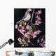 Titmouse and Blossoms Wall Decal