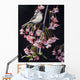 Titmouse and Blossoms Wall Decal