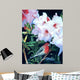 Housefinch and Rhododendron Wall Decal