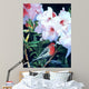 Housefinch and Rhododendron Wall Decal