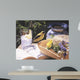 Goldfinch Straw Hat Wall Decal