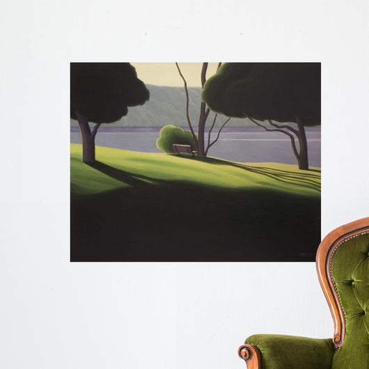 Park Bench Wall Decal