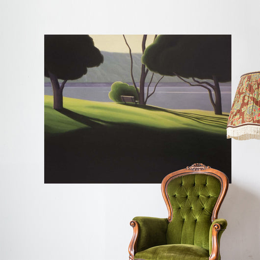 Park Bench Wall Decal