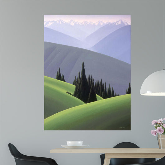 Hurricane Ridge Wall Decal
