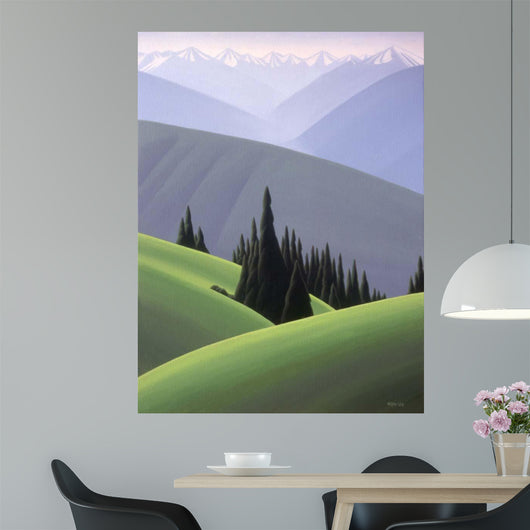 Hurricane Ridge Wall Decal
