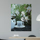 Chickadee and Teacup Wall Decal