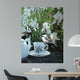 Chickadee and Teacup Wall Decal