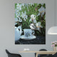 Chickadee and Teacup Wall Decal
