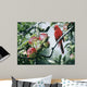 Cardinal and Apples Wall Decal