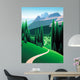 Alpine Trail Wall Decal