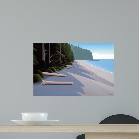 French Beach Morning Wall Decal