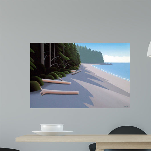 French Beach Morning Wall Decal