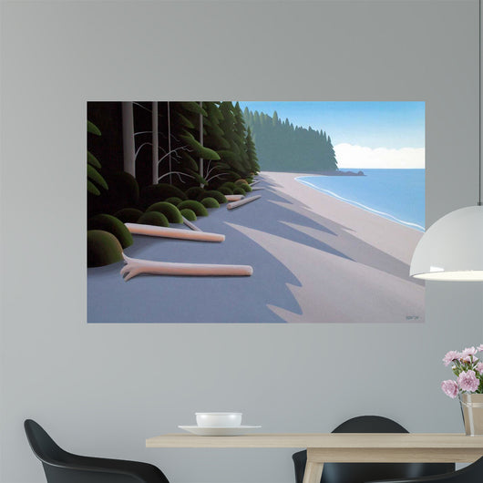 French Beach Morning Wall Decal