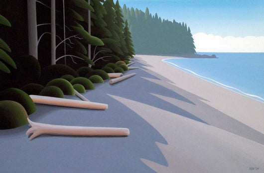 French Beach Morning Wall Decal