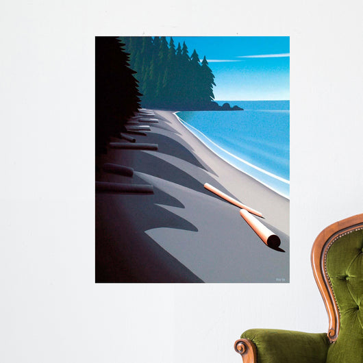 French Beach Wall Decal