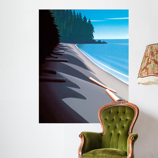 French Beach Wall Decal