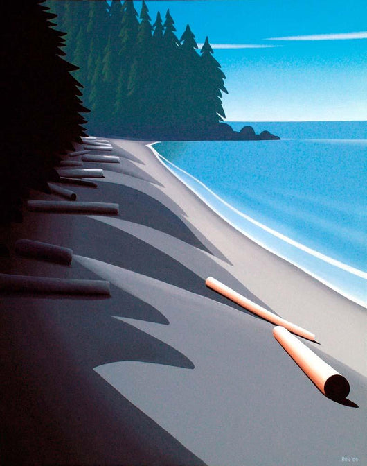 French Beach Wall Decal