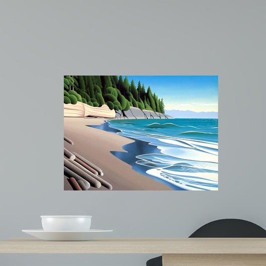 Mystic Beach Afternoon Wall Decal