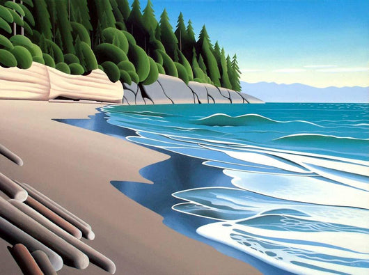 Mystic Beach Afternoon Wall Decal