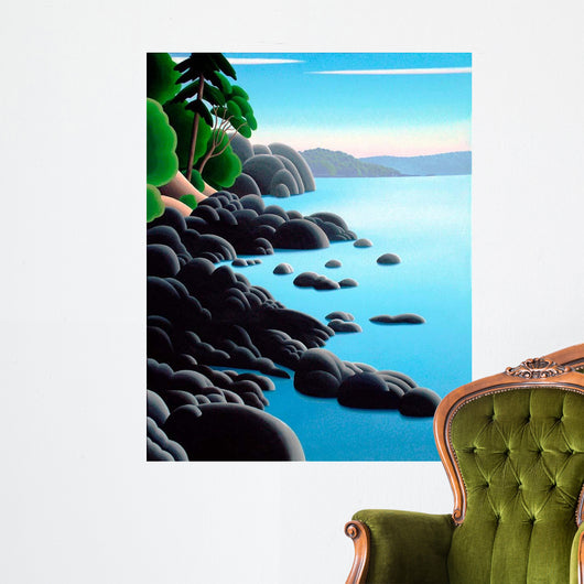 Rocky Shore Wall Decal Design 1