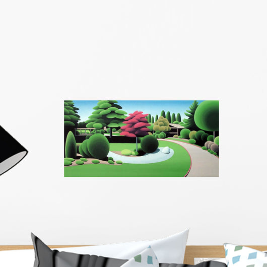 Saanich Hospital Garden Wall Decal