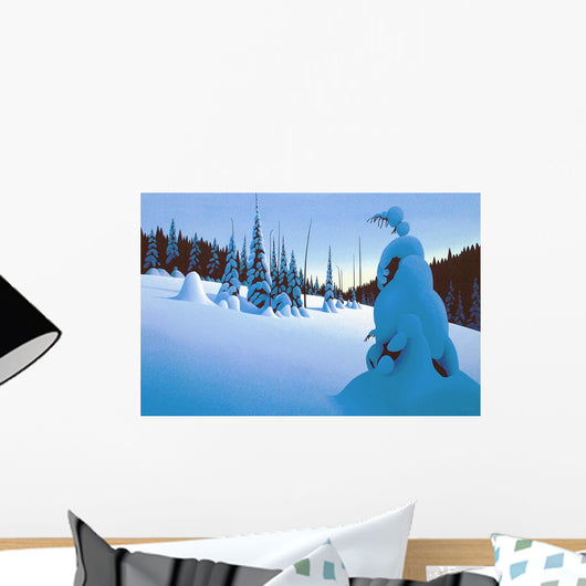 Snowy Dawn Wall Decal