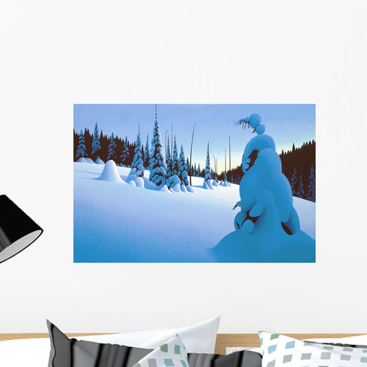 Snowy Dawn Wall Decal