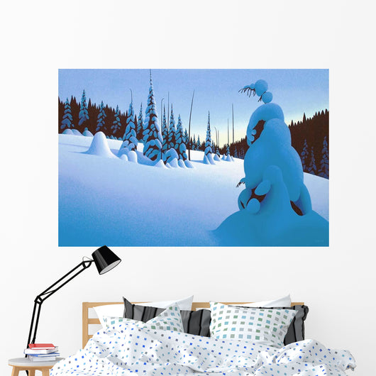 Snowy Dawn Wall Decal