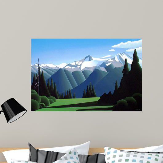 Summer Alpine Wall Decal