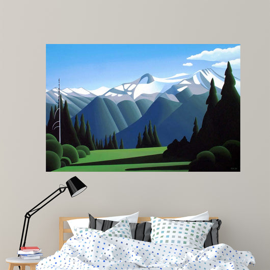 Summer Alpine Wall Decal