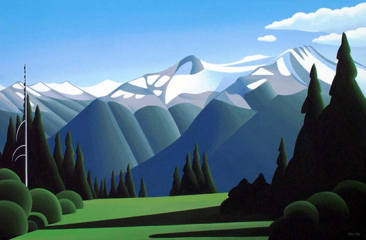Summer Alpine Wall Decal