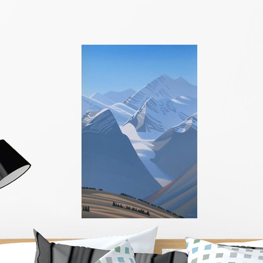 Mountains Wall Decal Design 2